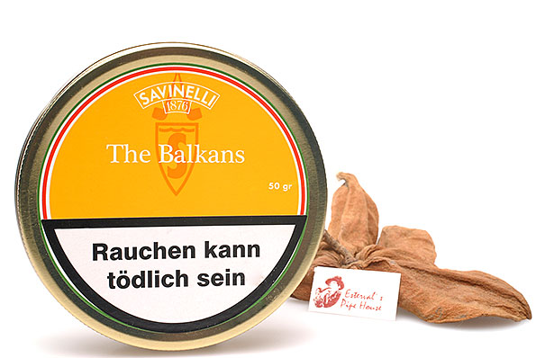 Savinelli The Balkans Pipe tobacco 50g Tin Savinelli The Balkans Pipe tobacco 50g Tin